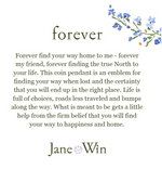 Jane Win Forever Original Pendant Coin 20"