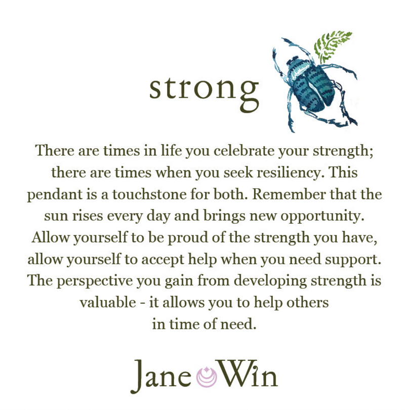 Jane Win Strong Original Pendant Coin 20"