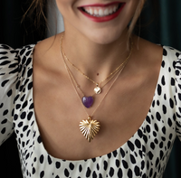 Jane Win  LOVE Full-Heart Pendant