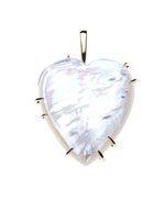 Jane Win Love Carry Your Heart MOP Pendant