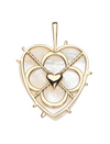 Jane Win Love Carry Your Heart MOP Pendant