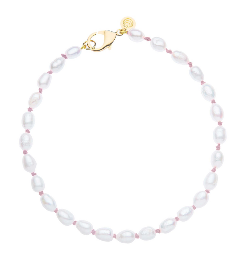 Jane Win Pearl Knotted Beaded Necklace