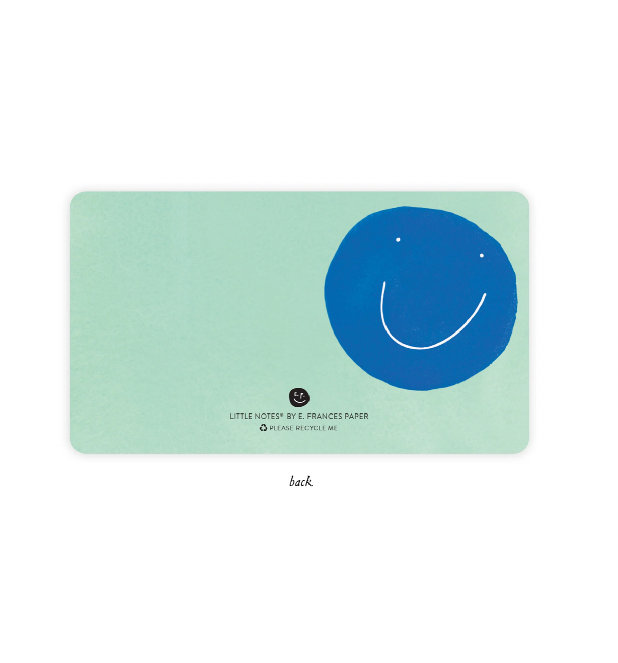 Blue Smiley Little Notes