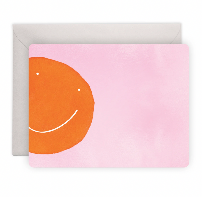 Orange Smiley Flat Notes