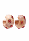 LF Acacia Earrings in Pink Rhodolite