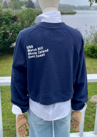 East Coast Crop Crewneck Sweatshirt