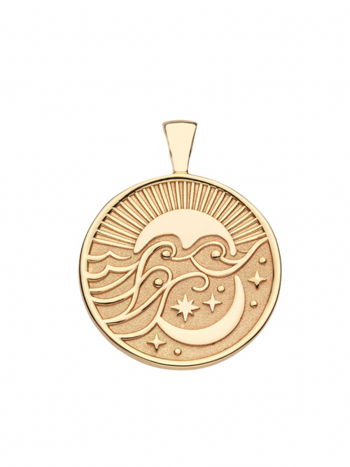 Jane Win Wanderlust Original Pendant Coin 20"