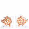 Orange Coral Bookends