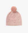 Pink Popcorn Pom Pom Knit Hat