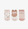 Owl Non Slip Baby Sock Set of 3