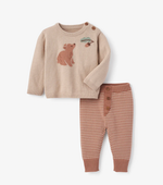 Bear Knit Sweater & Pant Set