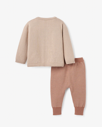 Bear Knit Sweater & Pant Set