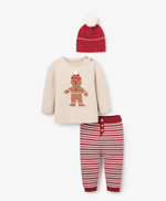 Gingerbread Holiday Pullover Set