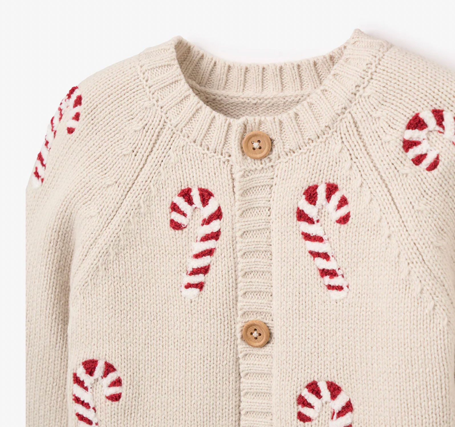 Candycane Holiday Cardigan Set