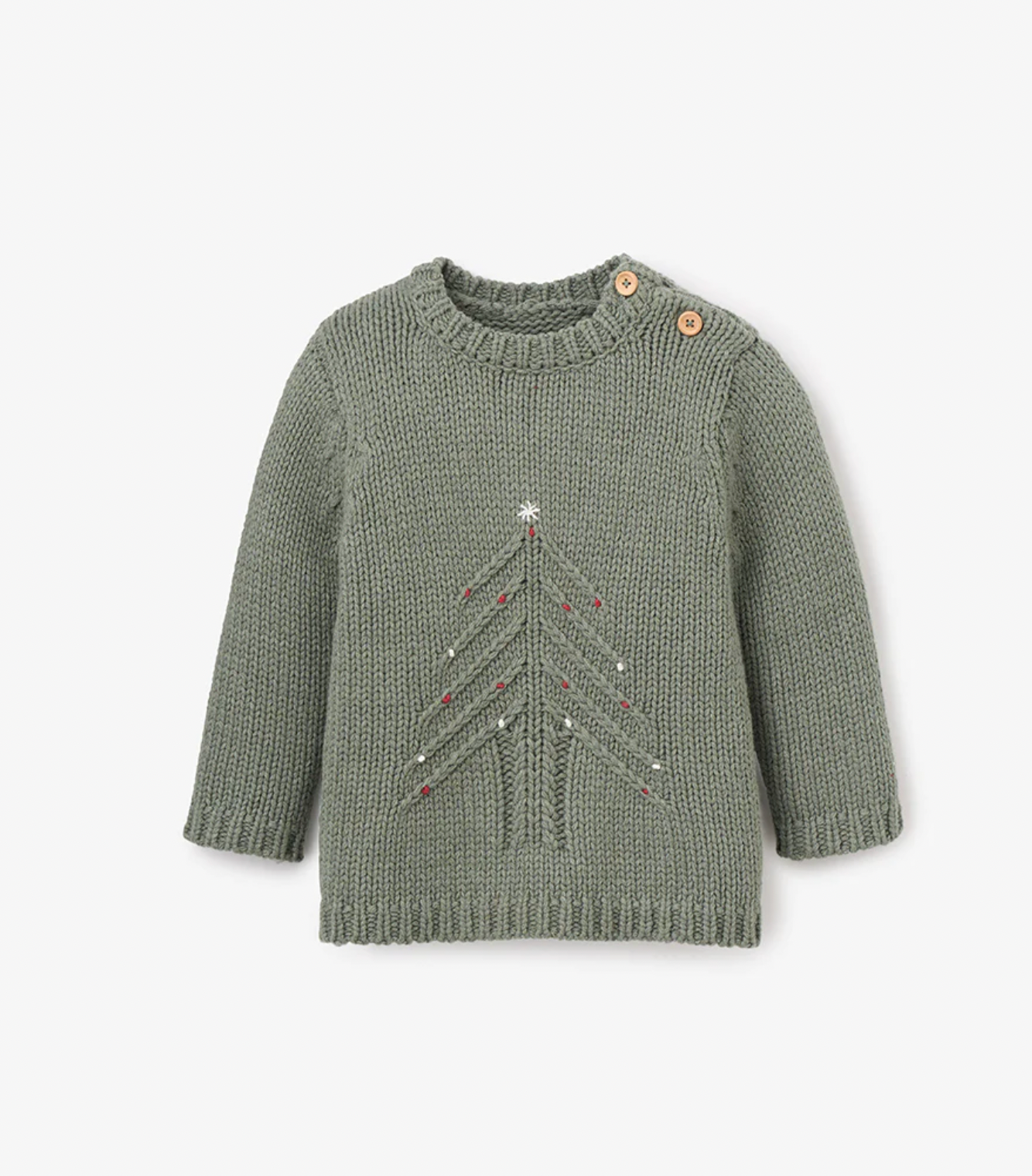 Green Christmas Tree Pullover