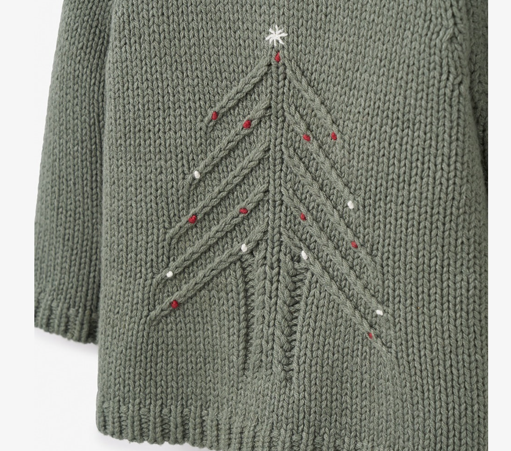Green Christmas Tree Pullover