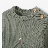 Green Christmas Tree Pullover