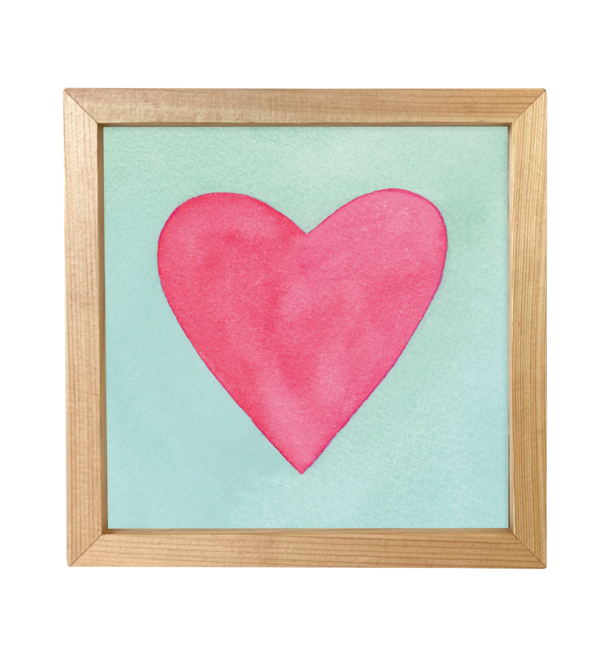 Red Heart Framed Print