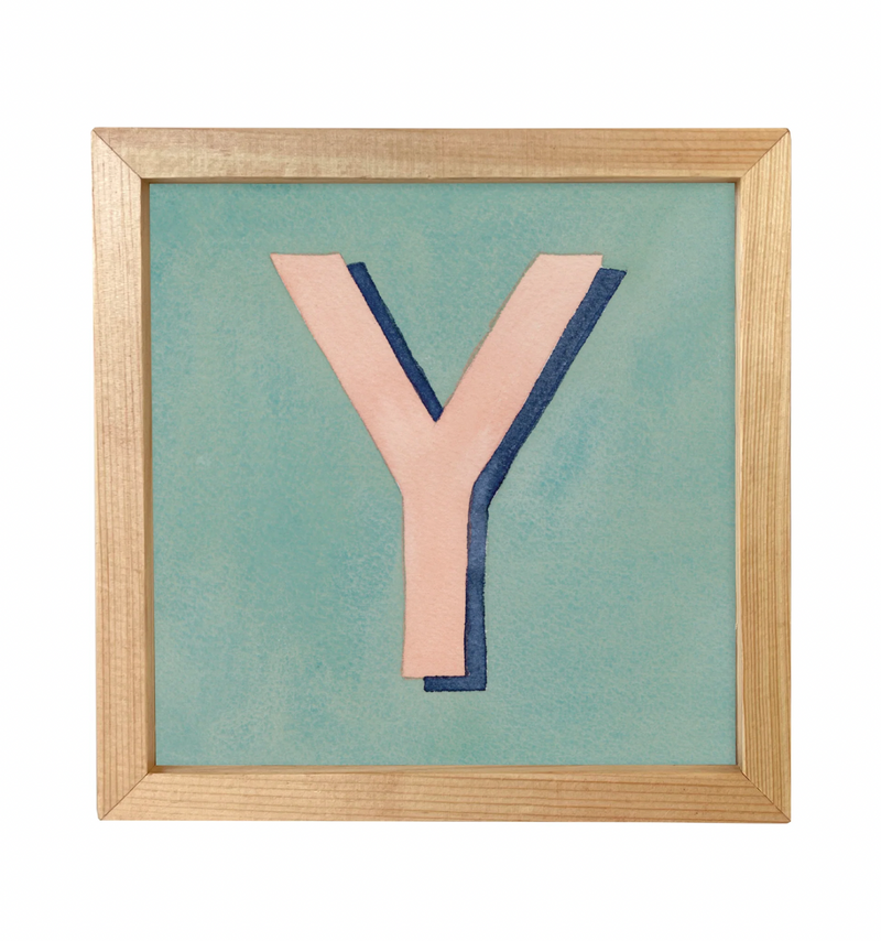 "Y" Is For.... Framed Little Print