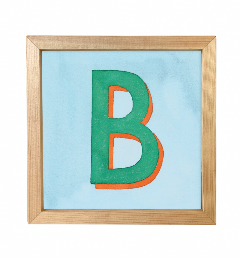 "B" Is For.... Framed Little Print