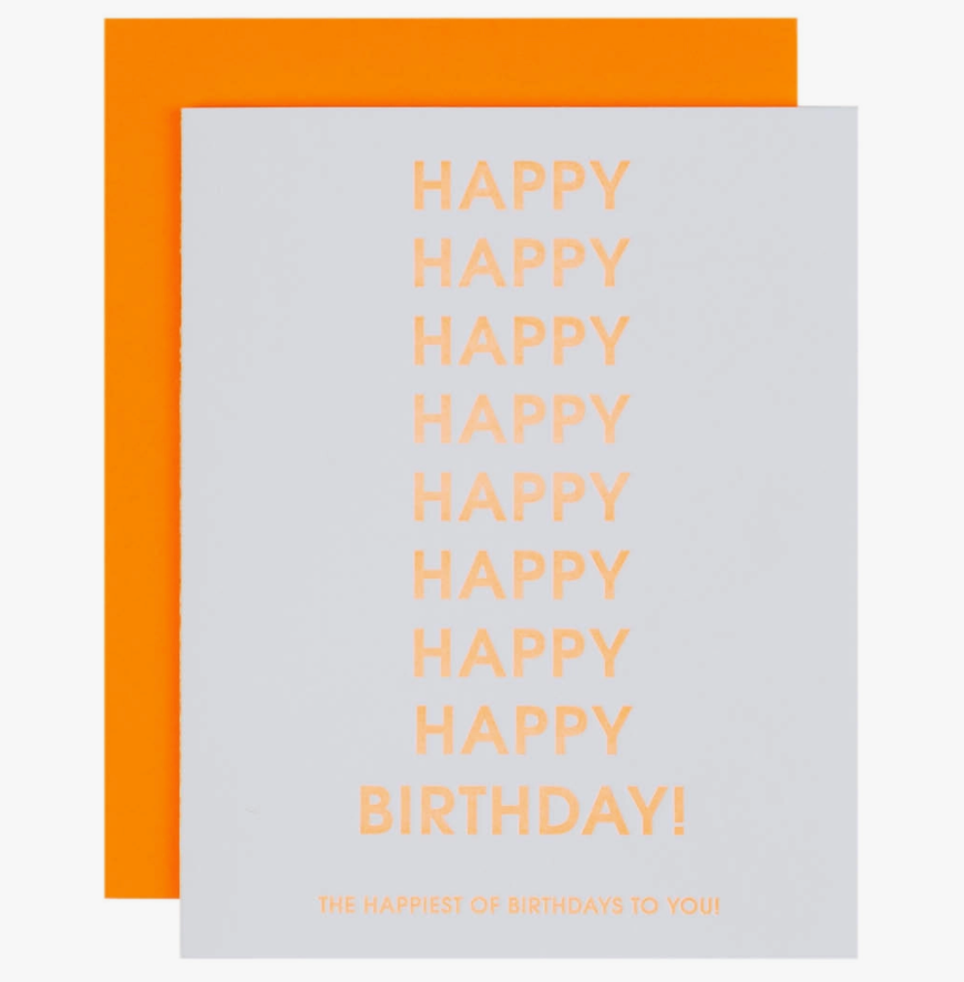 Happiest Of Birthdays" Birthday Card