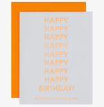 Happiest Of Birthdays" Birthday Card