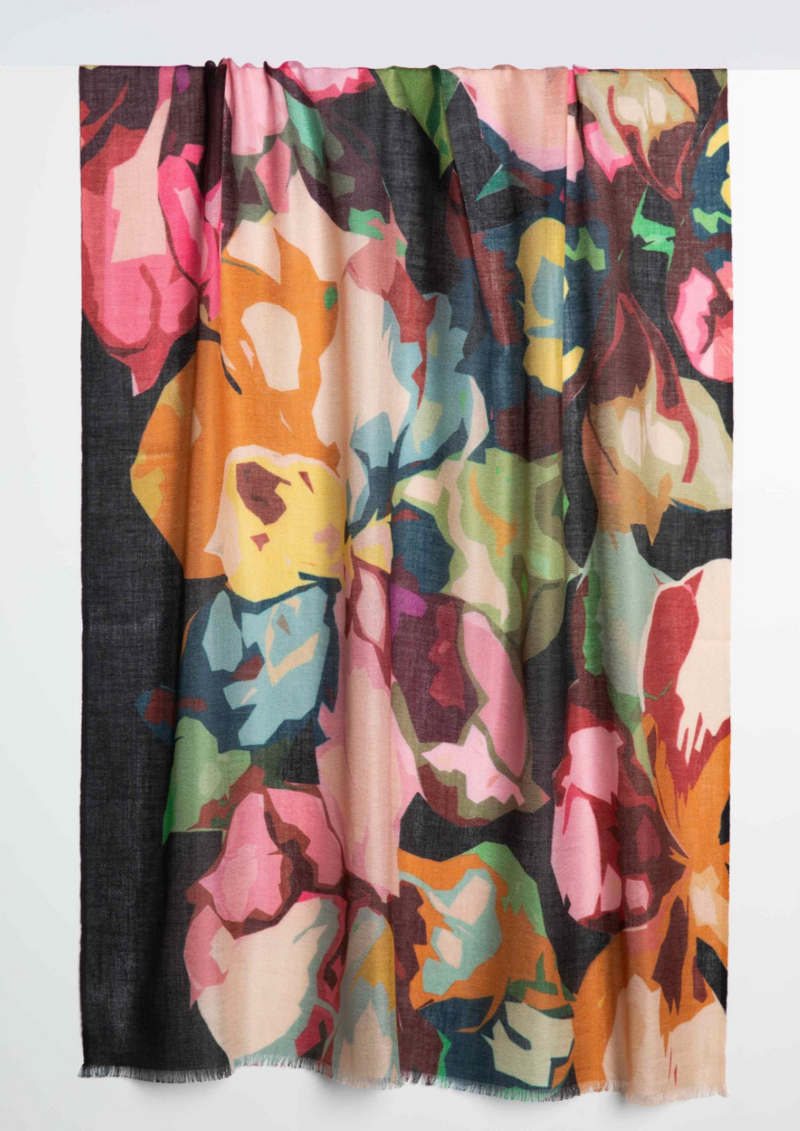 Kinross Floral Print Scarf