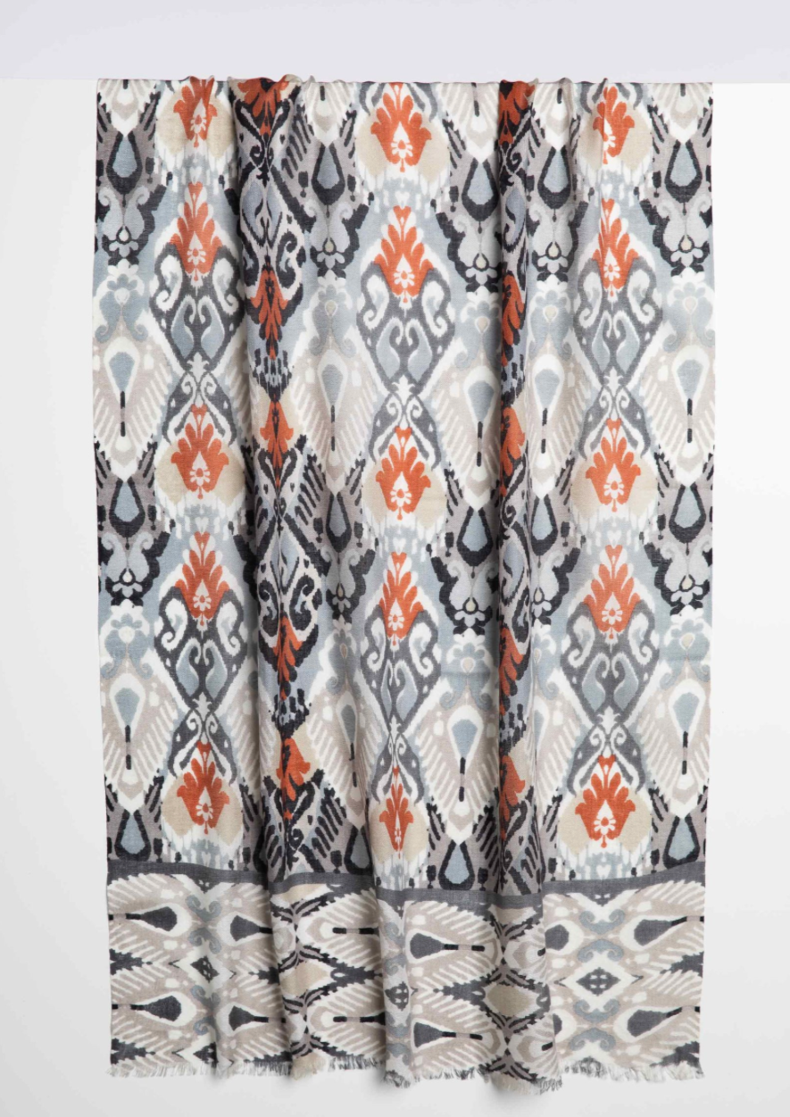 Kinross Oceana Print Scarf