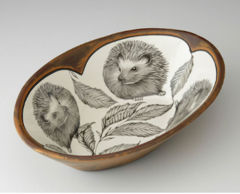 Hedgehog Large Serving Dish