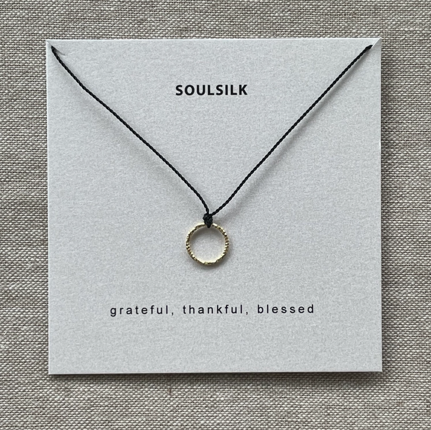Gold Ring Necklace