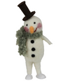 Festive Snowman With Scarf - Asst