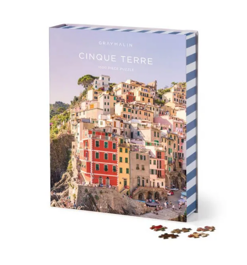 Gray Malin Cinque Terre 1000 Piece Book Puzzle