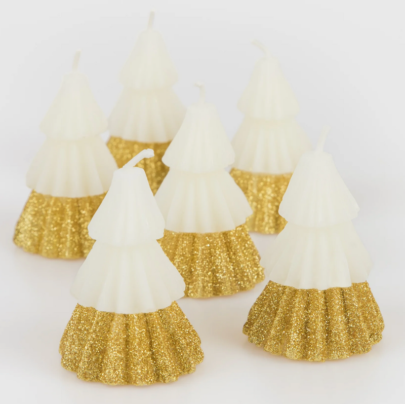 Ivory Mini Tree Candles