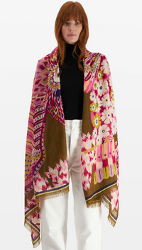 Fuchsia Hulule Scarf