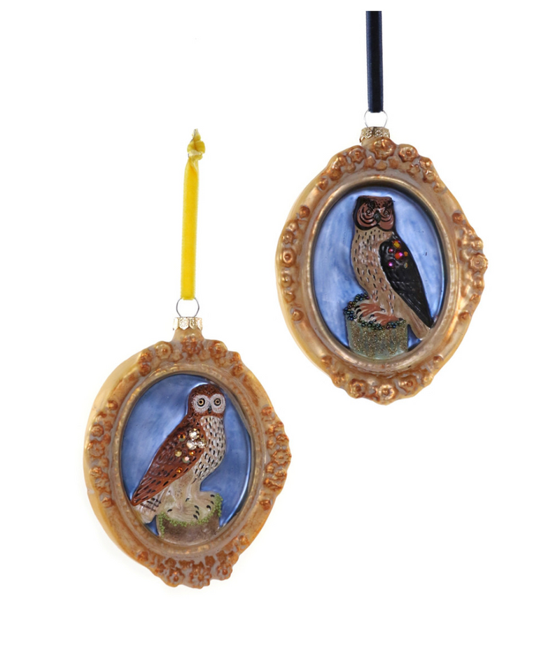 Victorian Owl Ornament - Ast