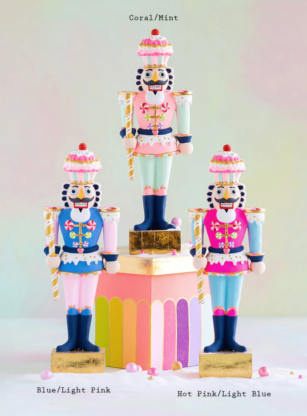 Rainbow Colonel Cupcake Tabletop