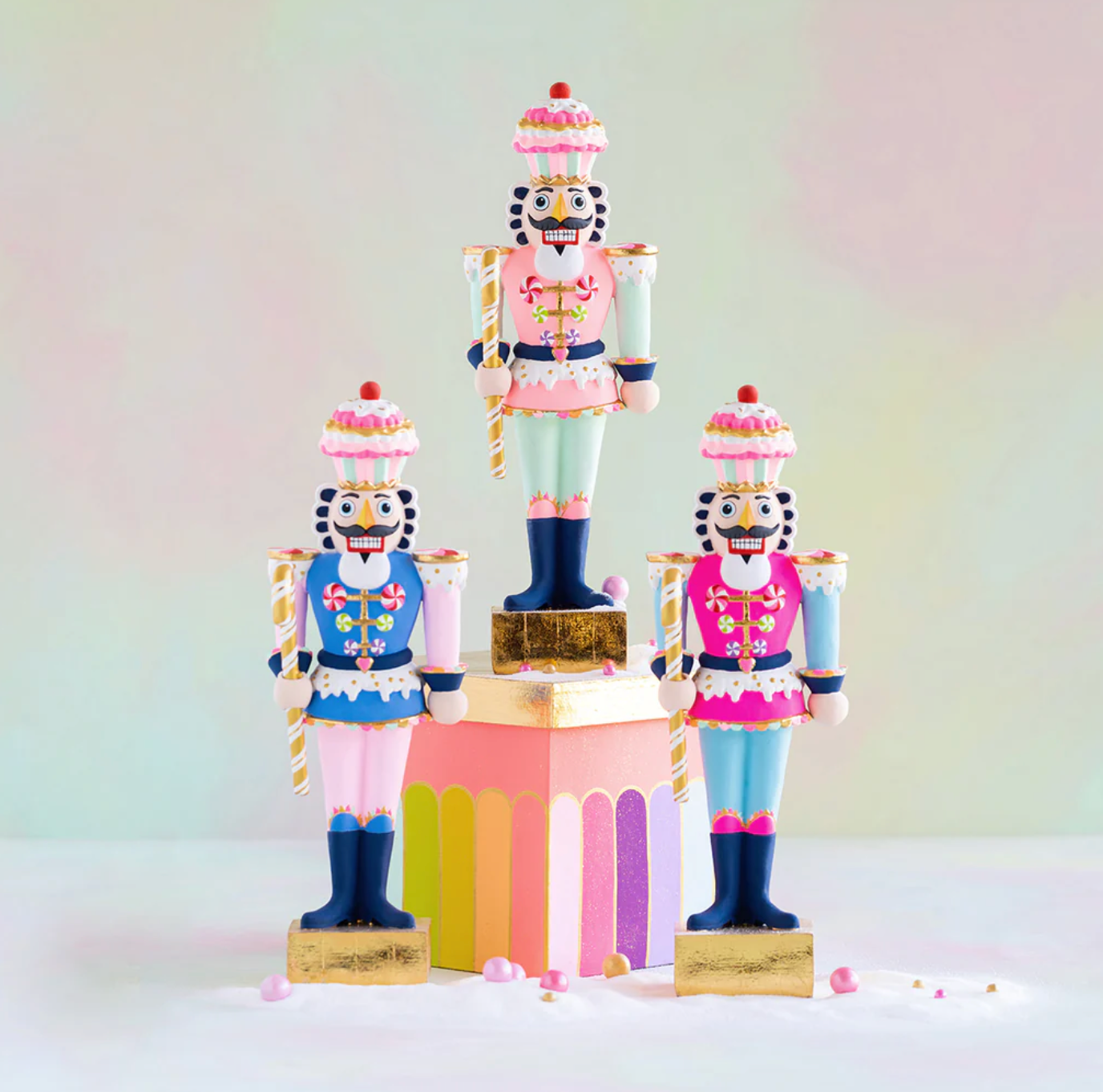 Rainbow Colonel Cupcake Tabletop
