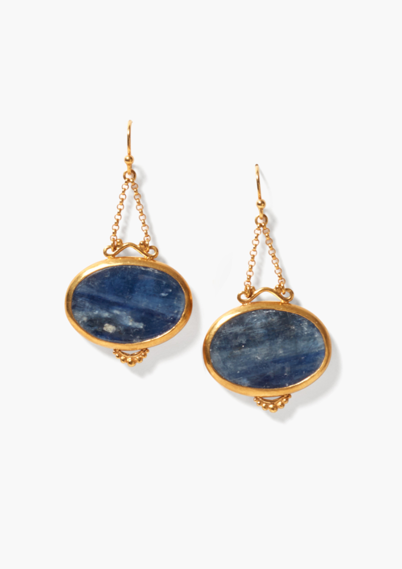 Chan Luu Kyanite Drop Earrings