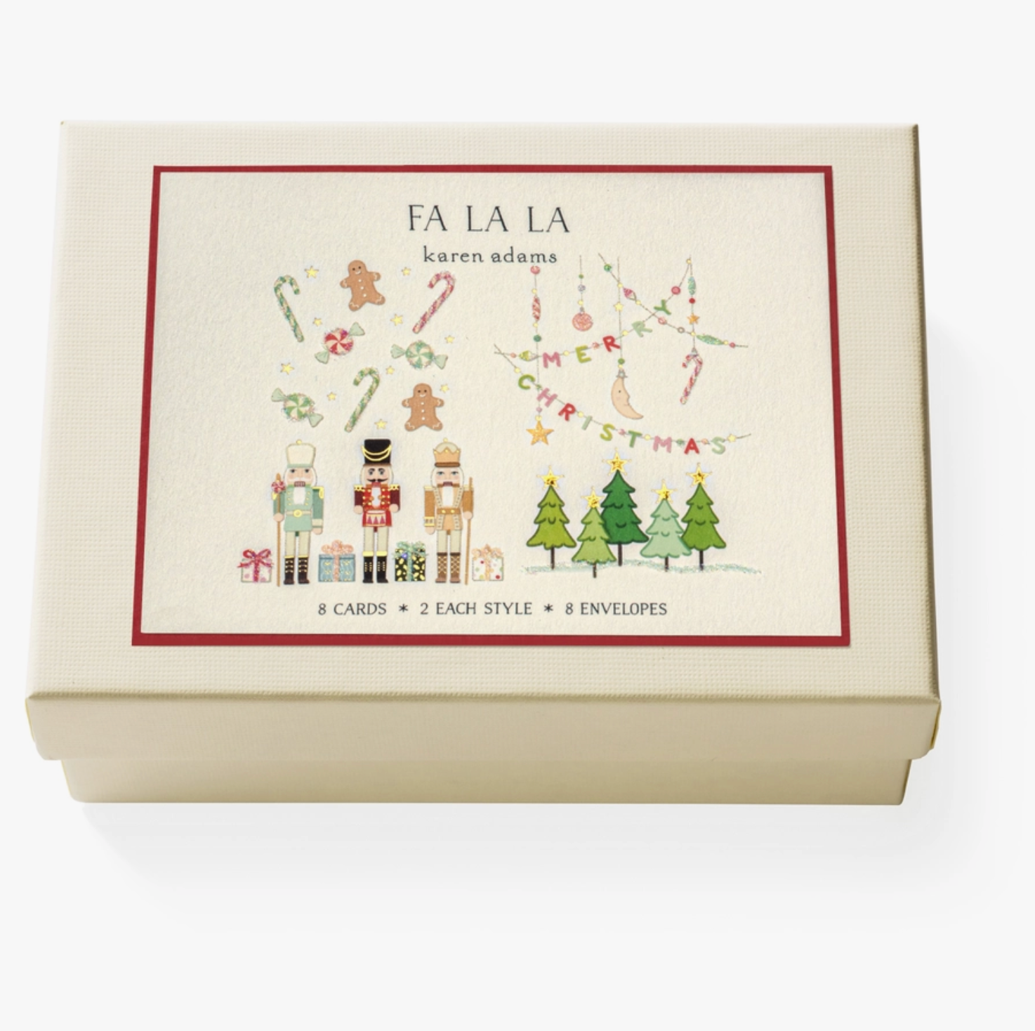 Fa La La Note Card Box