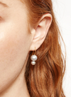Chan Luu Phoebe Grey Pearl Earrings