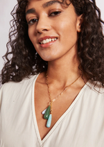 Chan Luu Castillo Green Mix Necklace