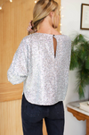 2020 Keyhole Top - Silver Sequin - Emerson Fry