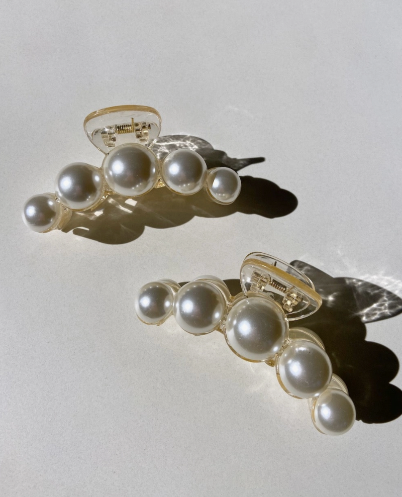 Big Pearl Hair Claw Clip