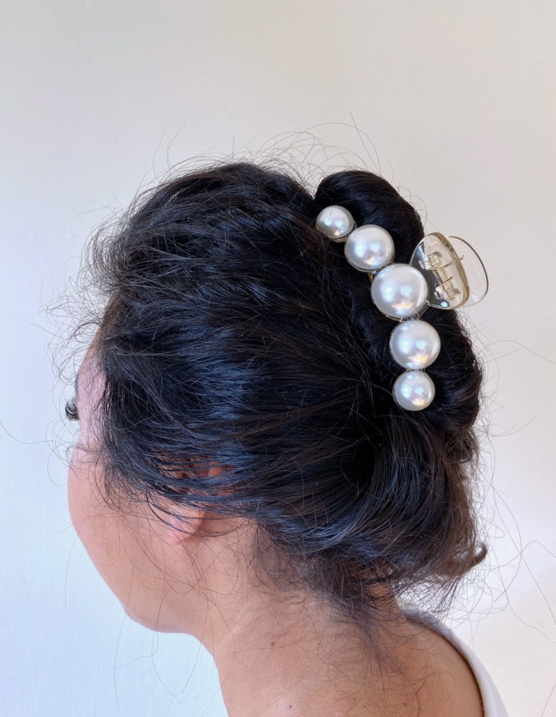 Big Pearl Hair Claw Clip