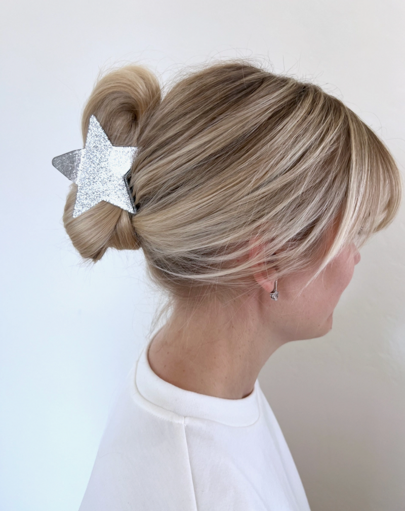 Big Star Glitter Claw Hair Clip