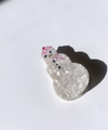 Hand-Painted Snowman Claw Hair Clip