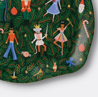 Evergreen Nutcracker Serving Tray