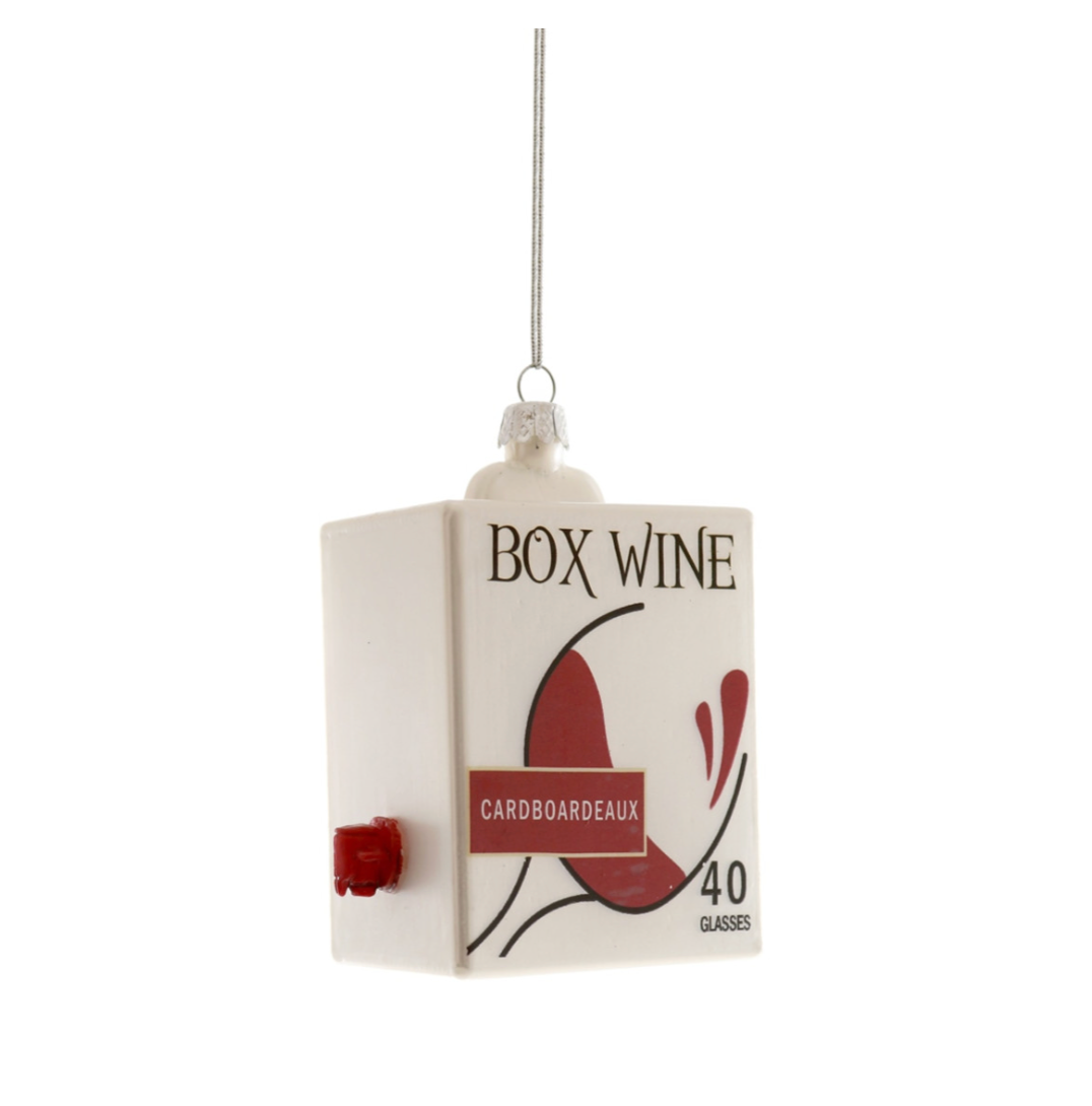 Boxed Wine Ornament