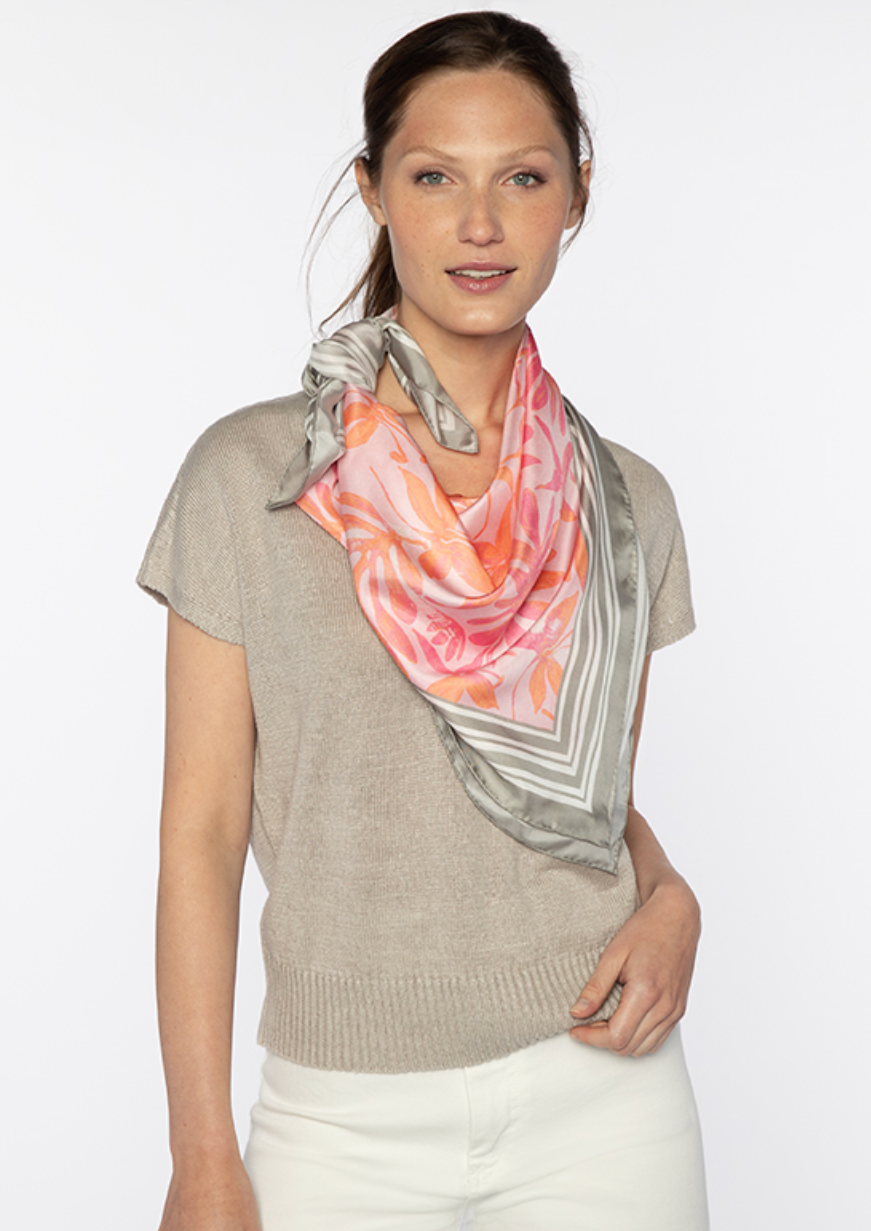 Kinross Tropical Silk Square