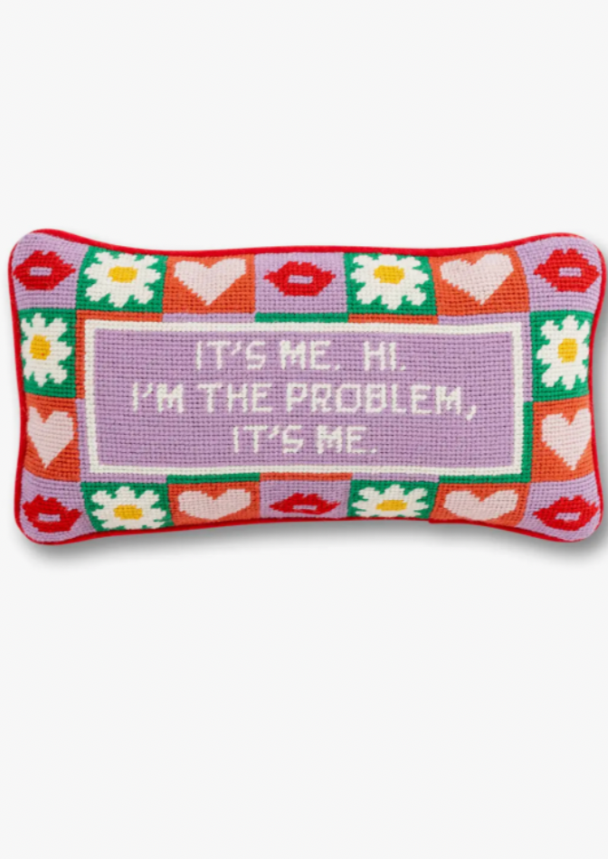 It's Me Needlepoint Pillow